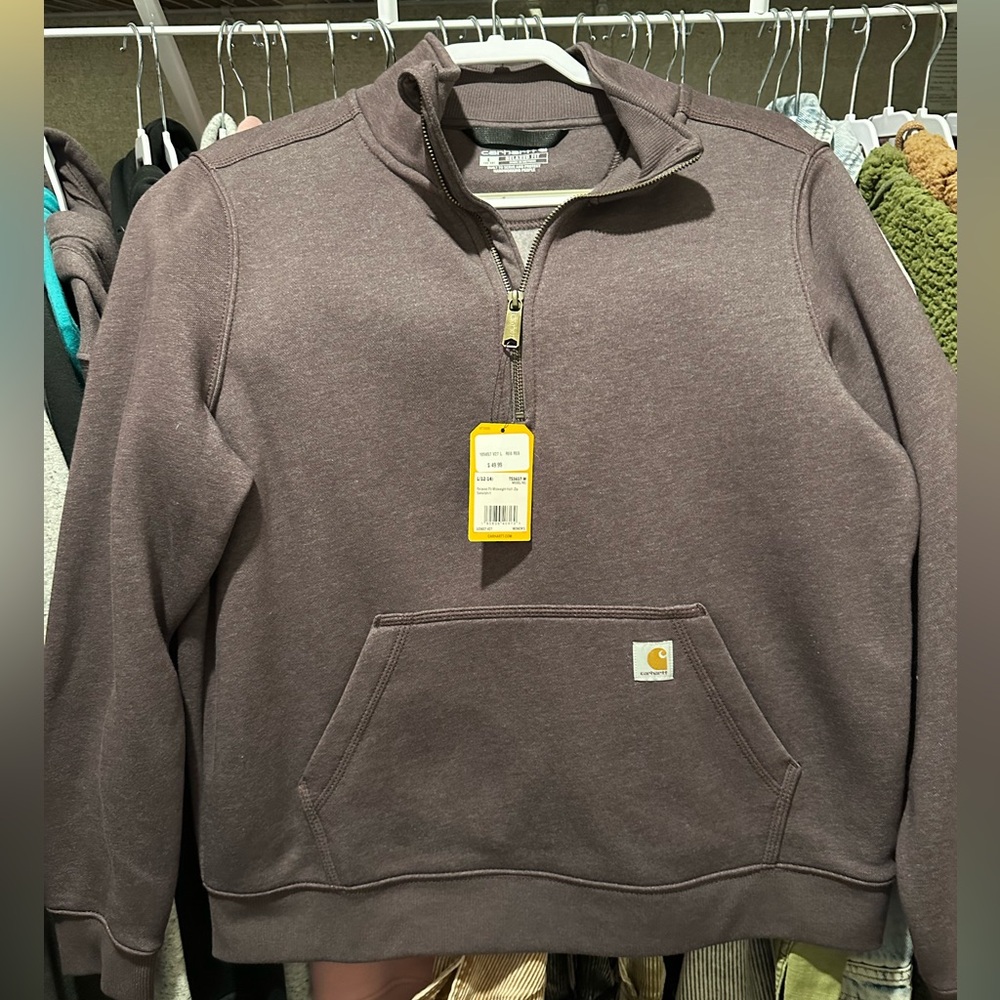 NWT Carhartt women’s quarter zip pullover
